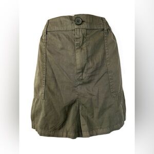 Bp Olive Green High Rise Utility Cargo Shorts Size Large NWT